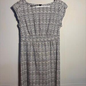 Stylish black and white dress